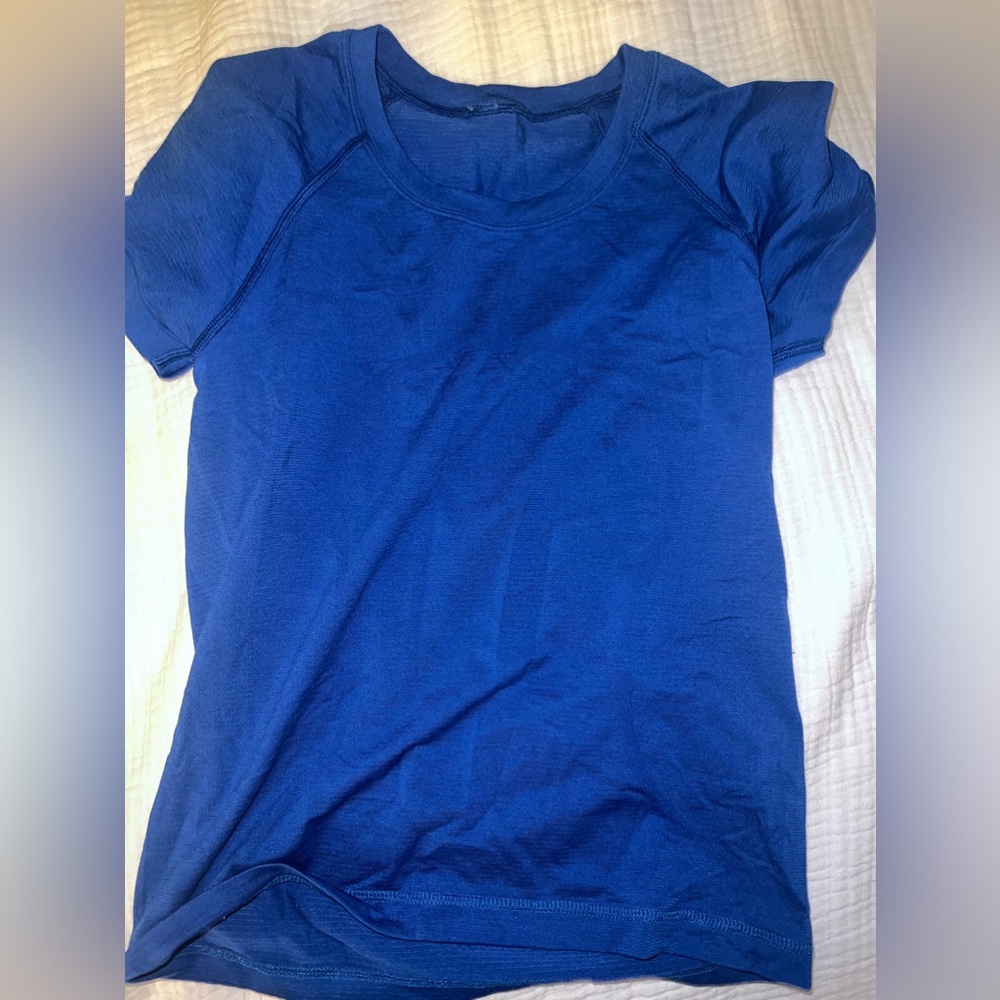 Lululemon royal blue swiftly tech short sleeve